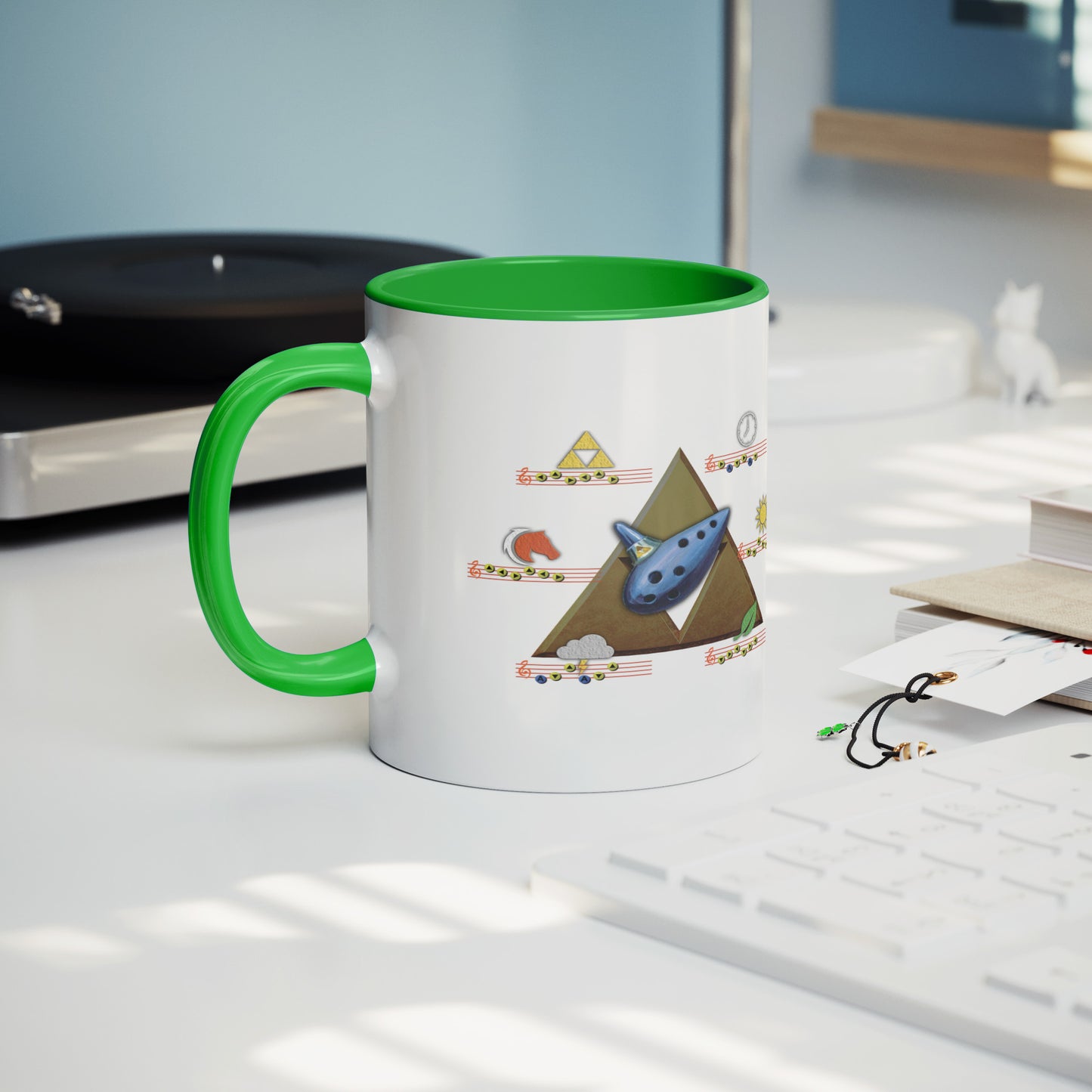 Ocarina Of Time Songs - 11oz Mug (Green)