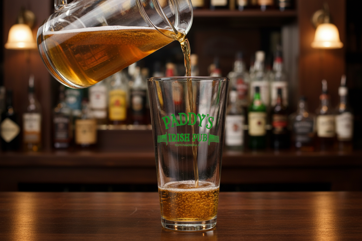 Paddy's Irish Pub - Pint Glass