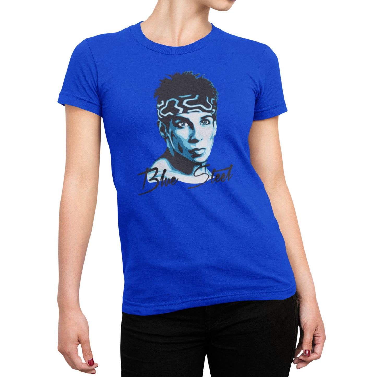 Zoolander - Blue Steel - Ladies T-Shirt