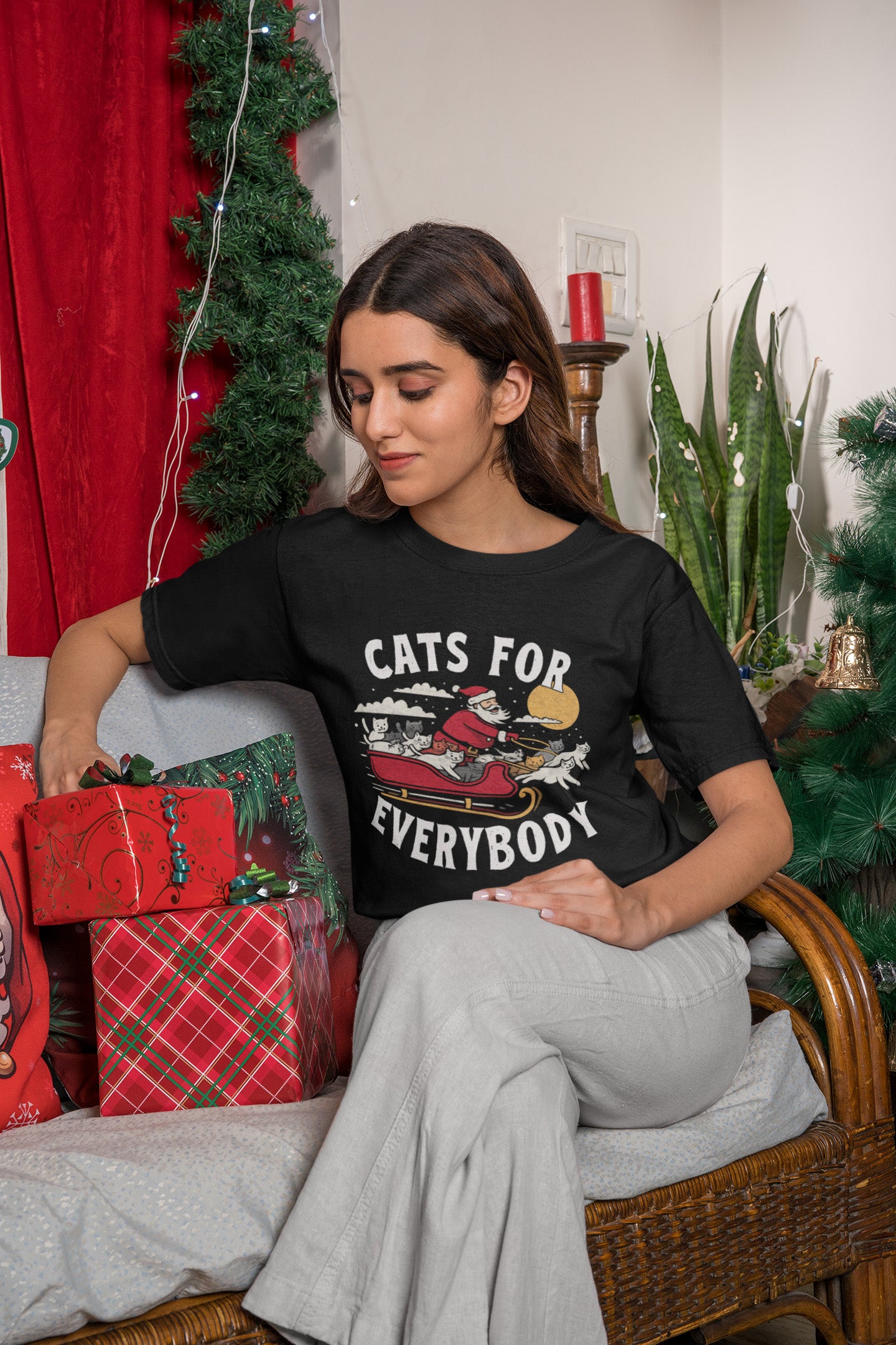 Cats For Everybody Christmas - T-Shirt
