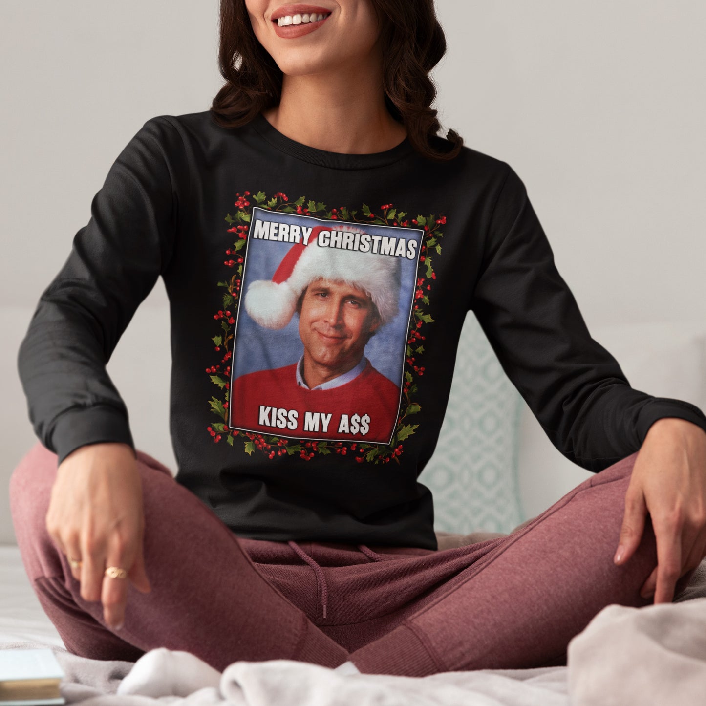 Clark Griswold Merry Christmas - Long Sleeve Tee