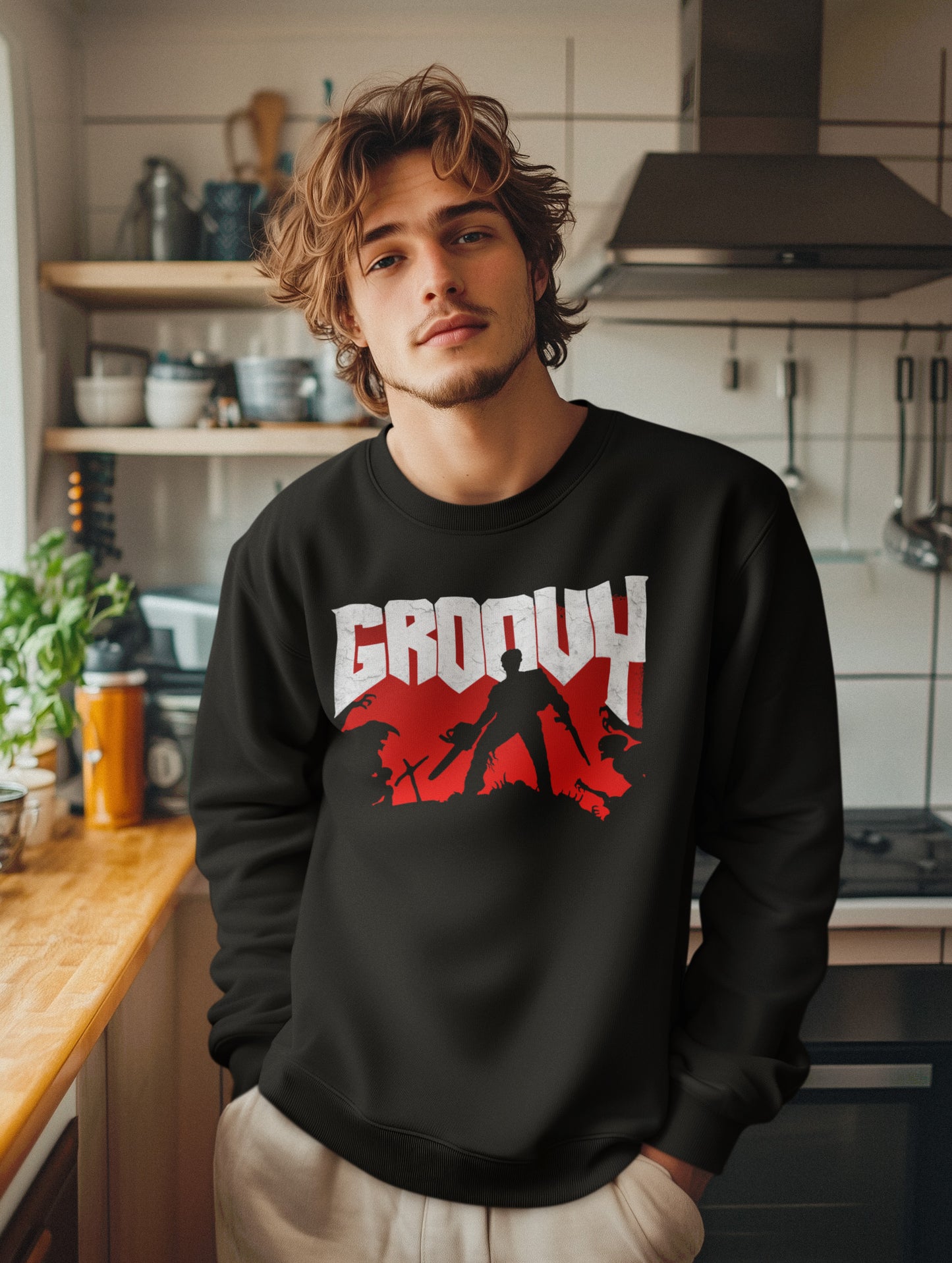 Evil Dead Groovy Doom - Sweatshirt