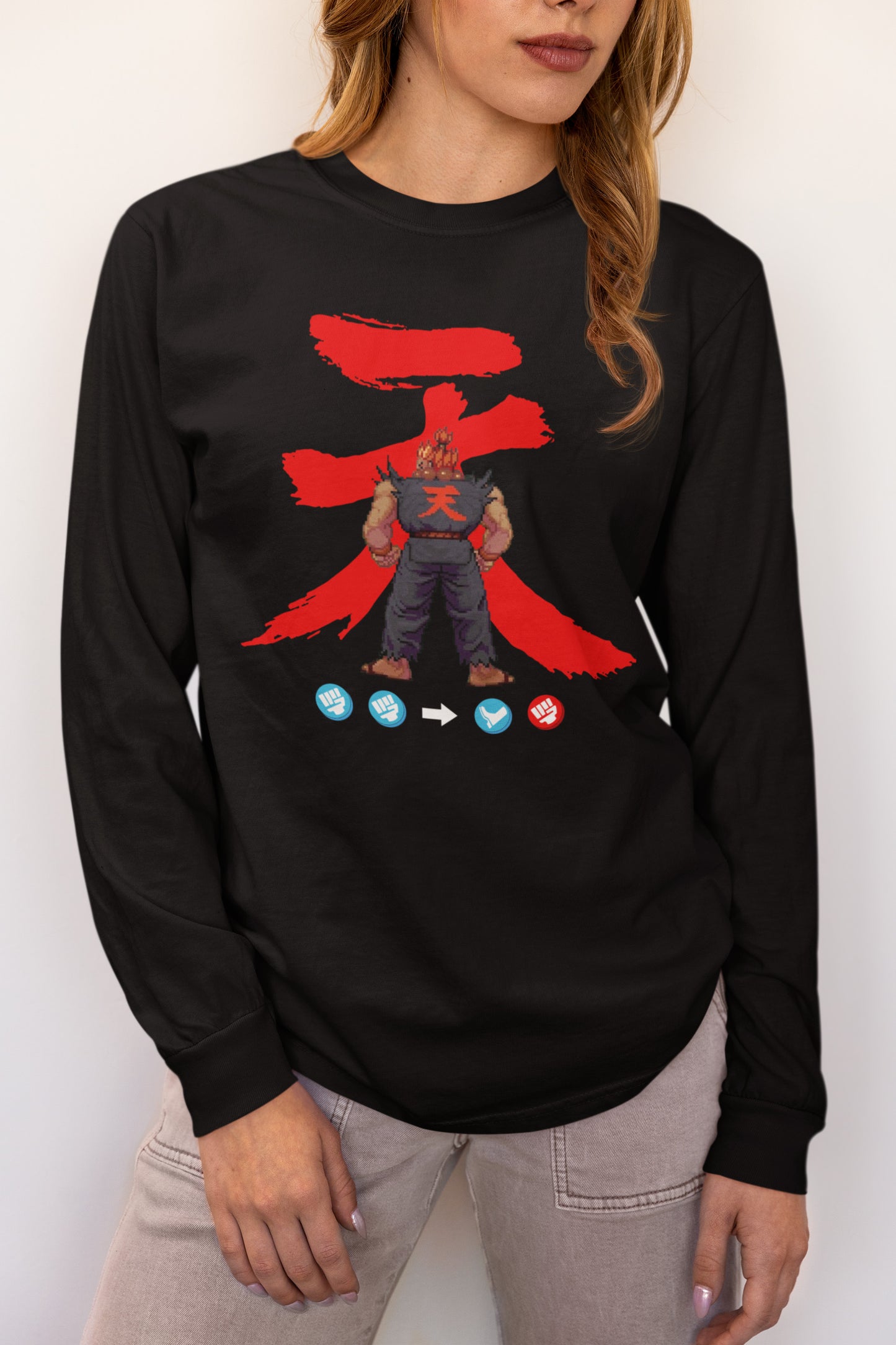 Akuma Raging Demon - Long Sleeve Tee