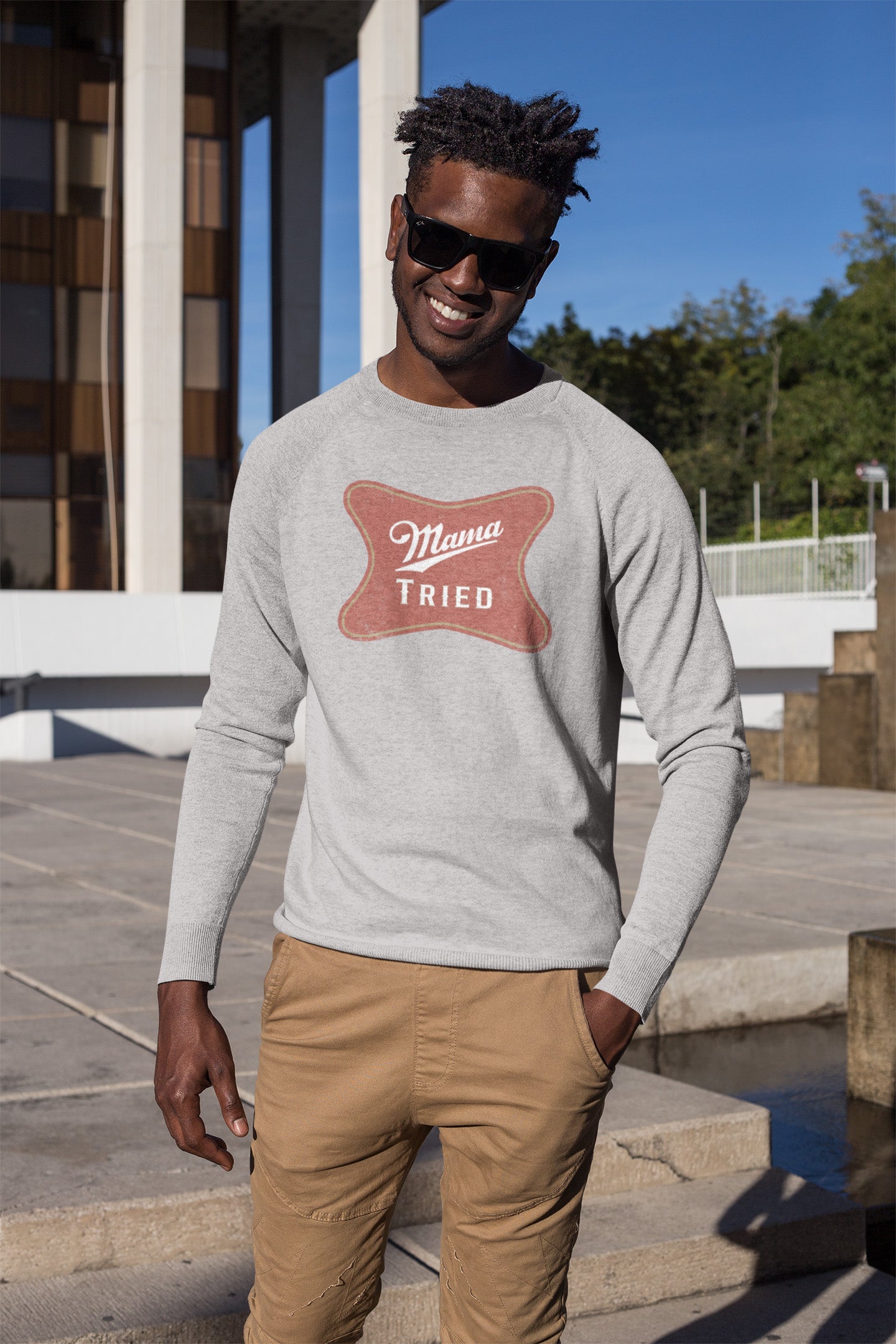 Mama Tried High Life - Long Sleeve Tee - Absurd Ink