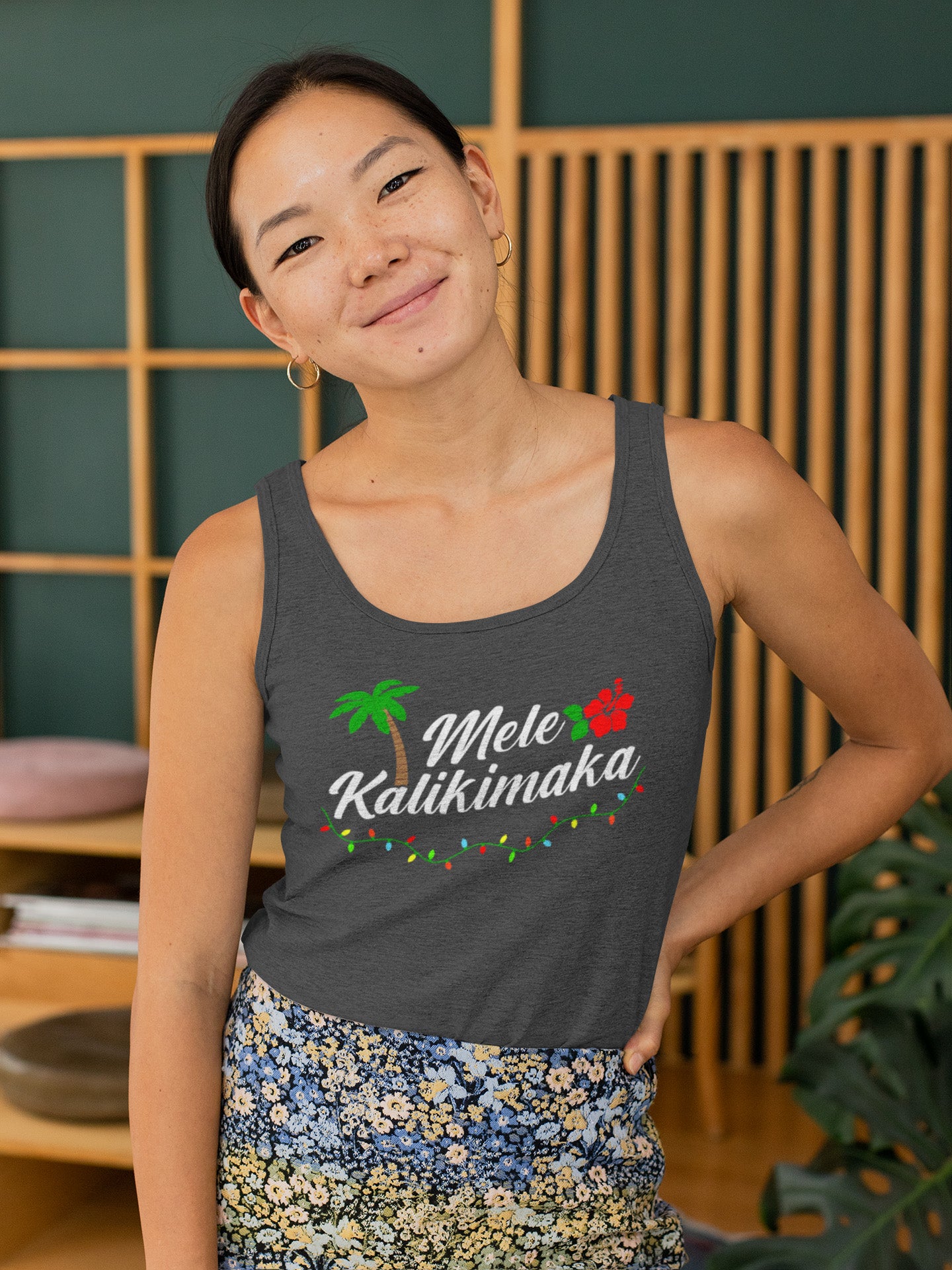 Mele Kalikimaka - Women's Racerback Tank