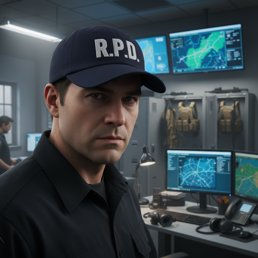 R.P.D. Resident Evil - Fitted Baseball Cap - Absurd Ink