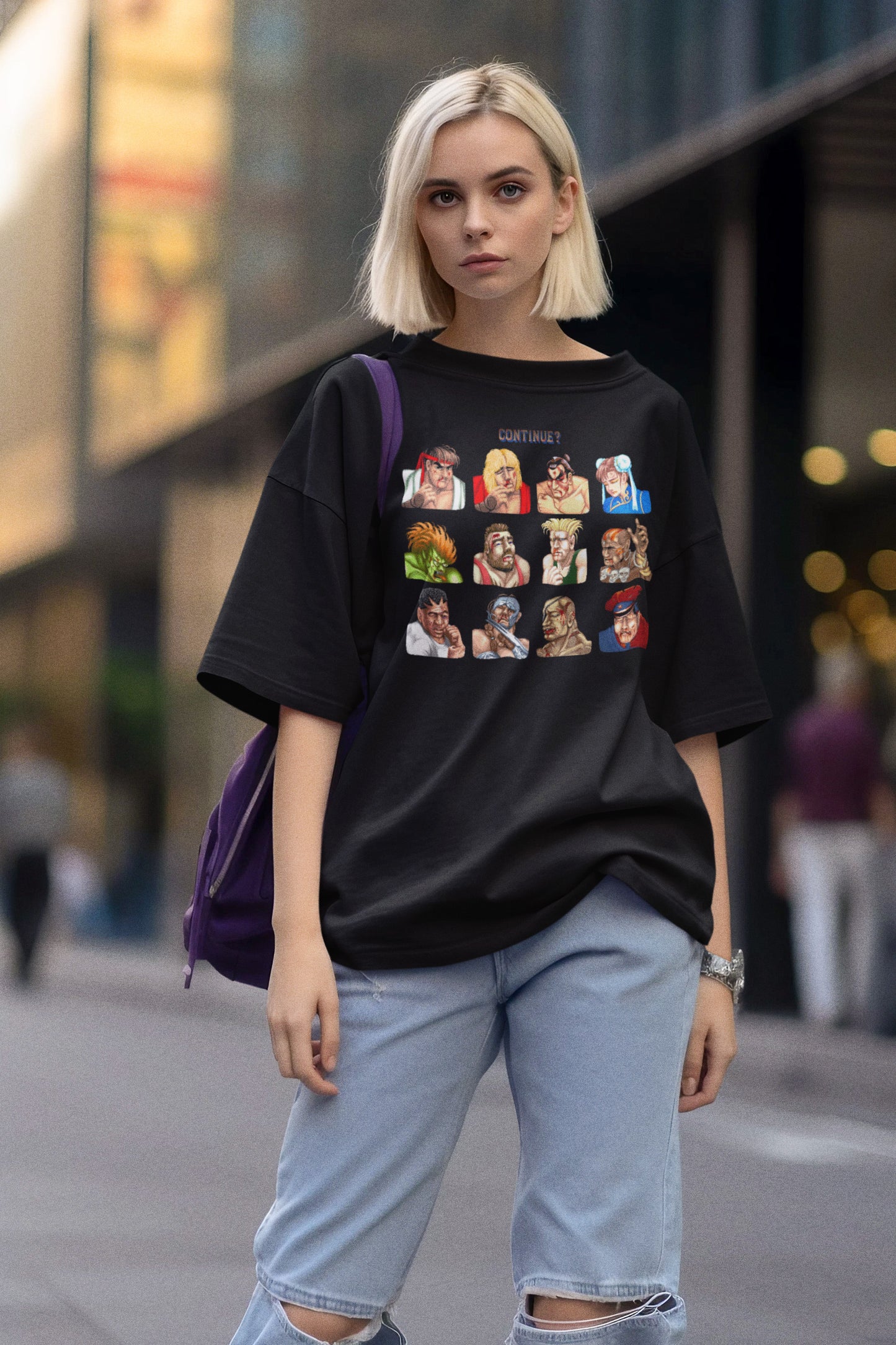 Street Fighter 2 Defeat - T-Shirt - Absurd Ink