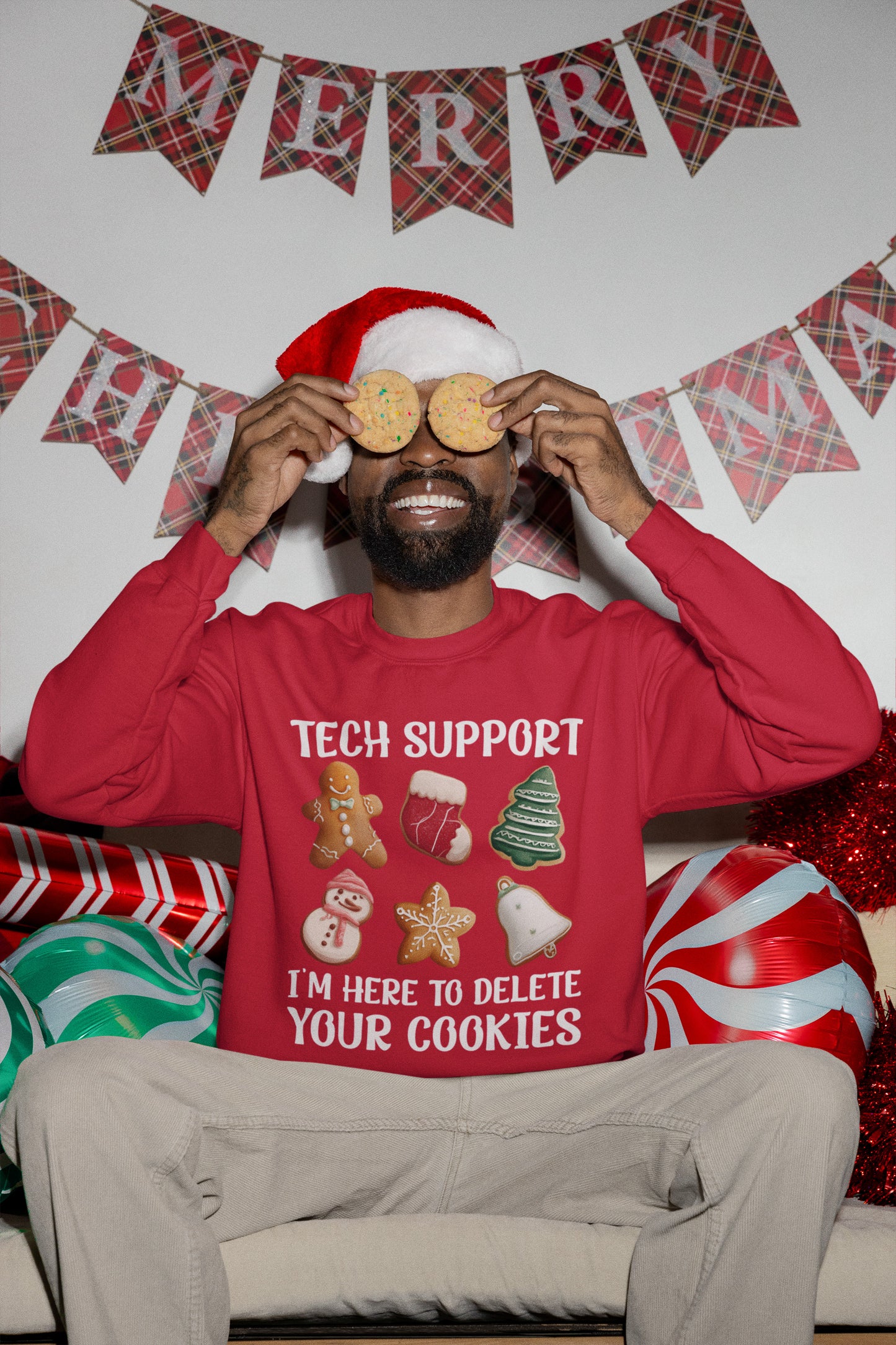 Tech Support Christmas Cookies - Sweatshirt