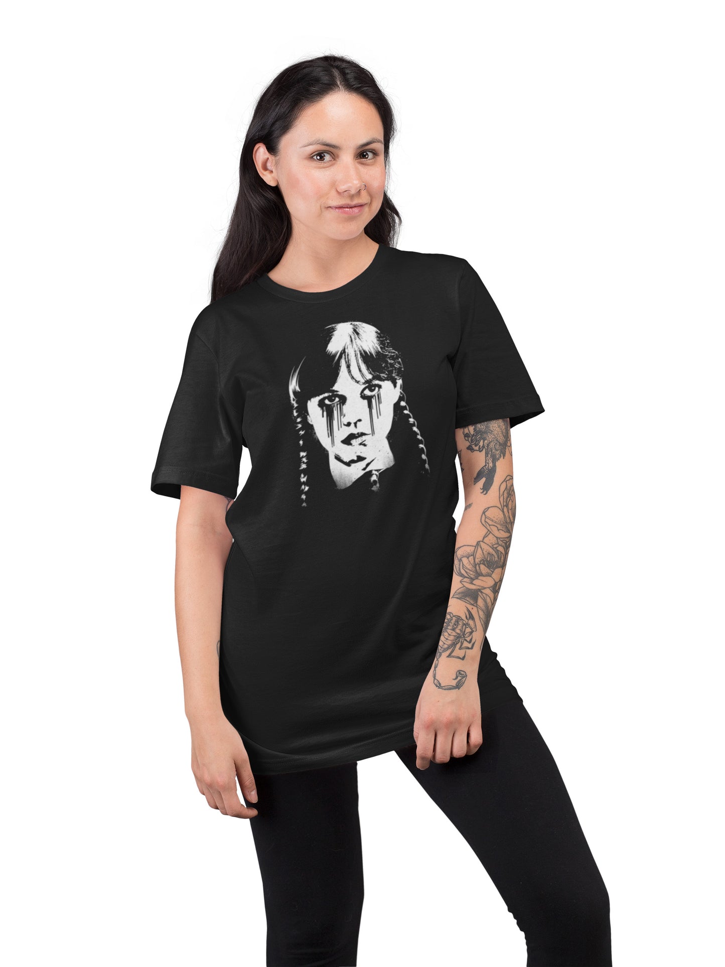 Wednesday Addams Tears - T-Shirt