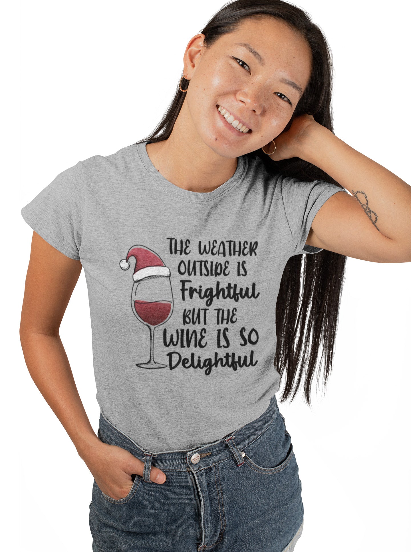 Wine Christmas - Ladies Tee