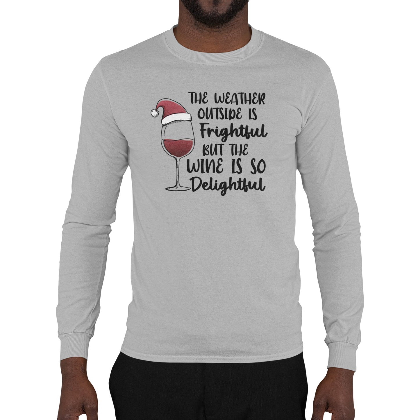 Wine Christmas - Long Sleeve Tee