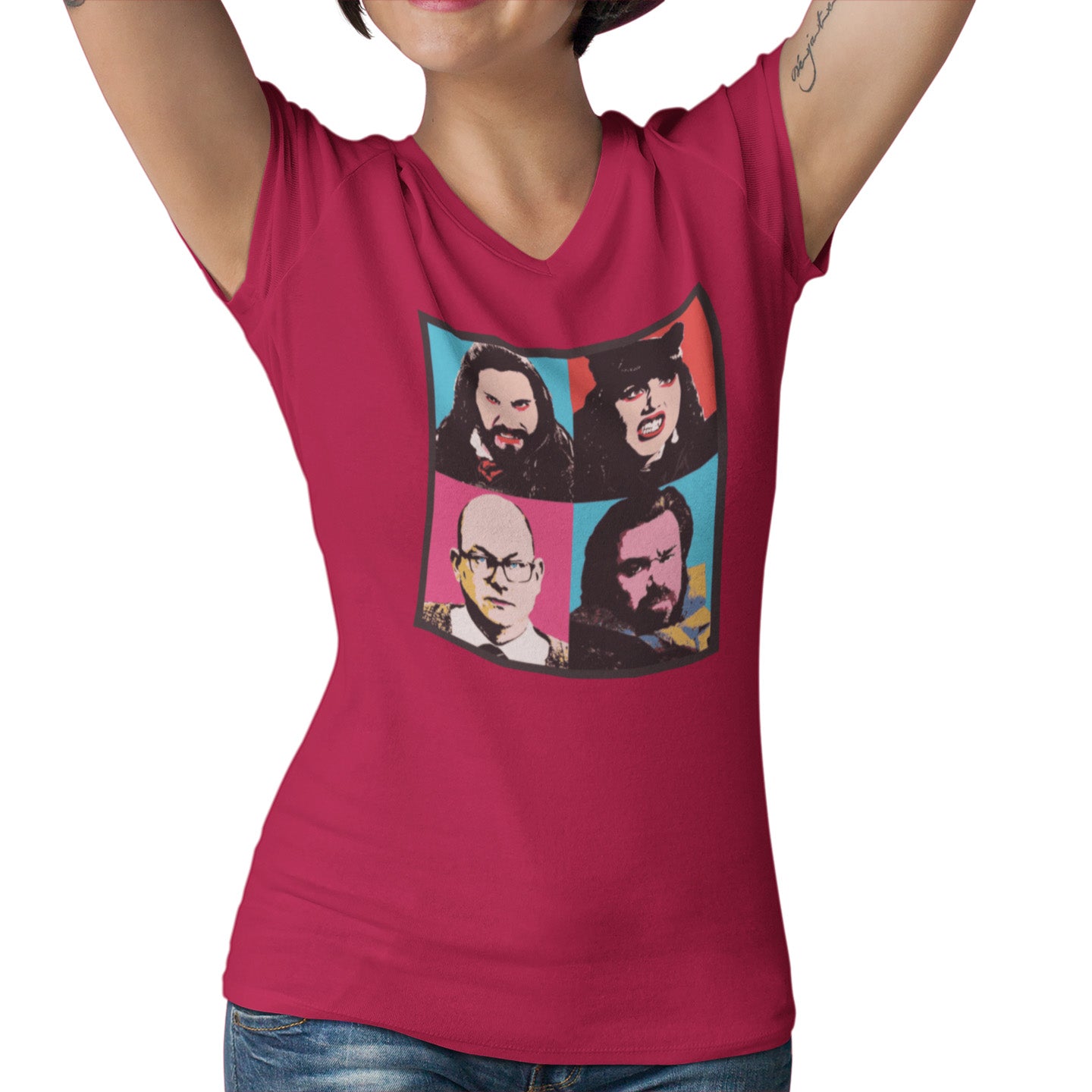 What We Do In The Shadows - Ladies V-Neck Tee