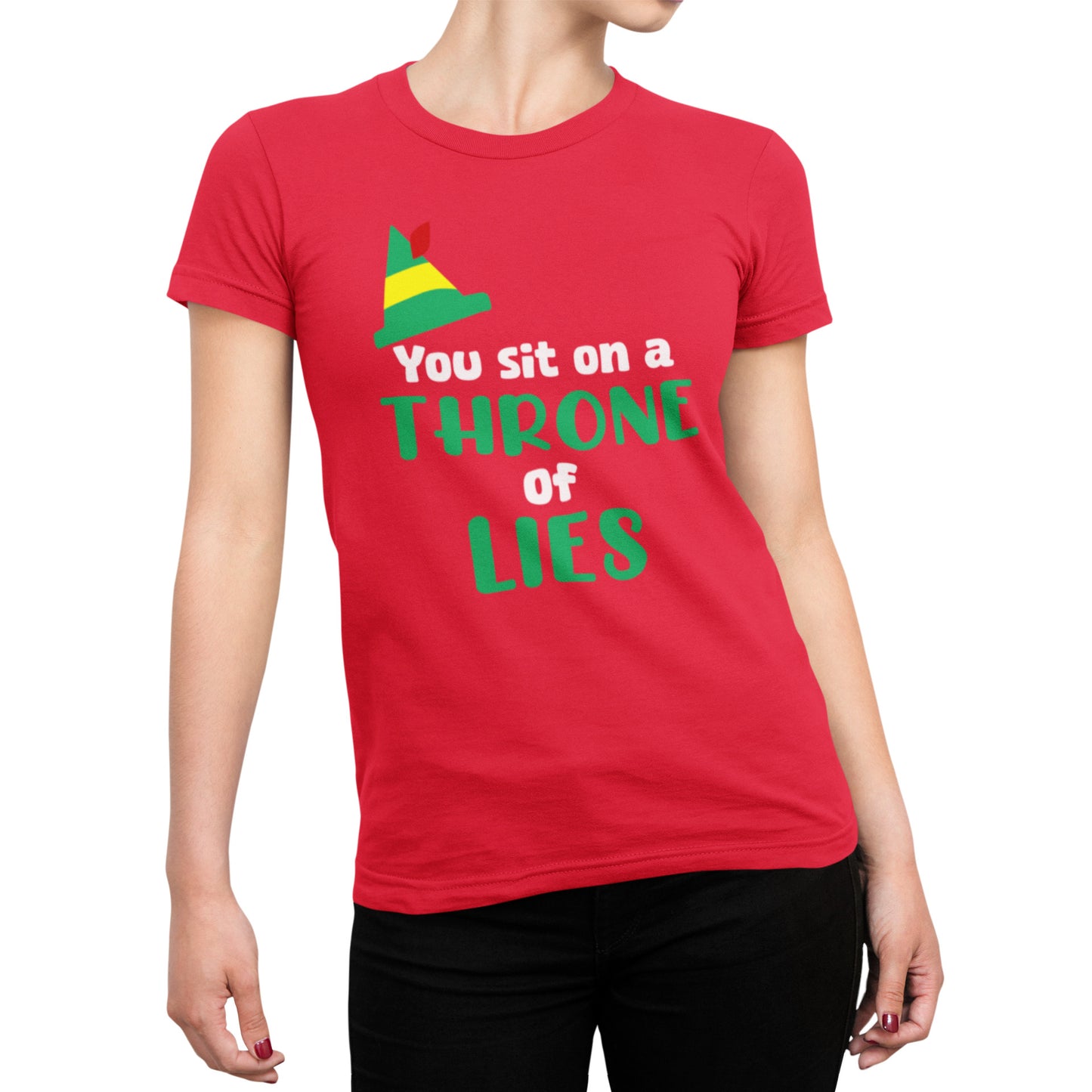You Sit On A Throne Of Lies - Ladies Tee