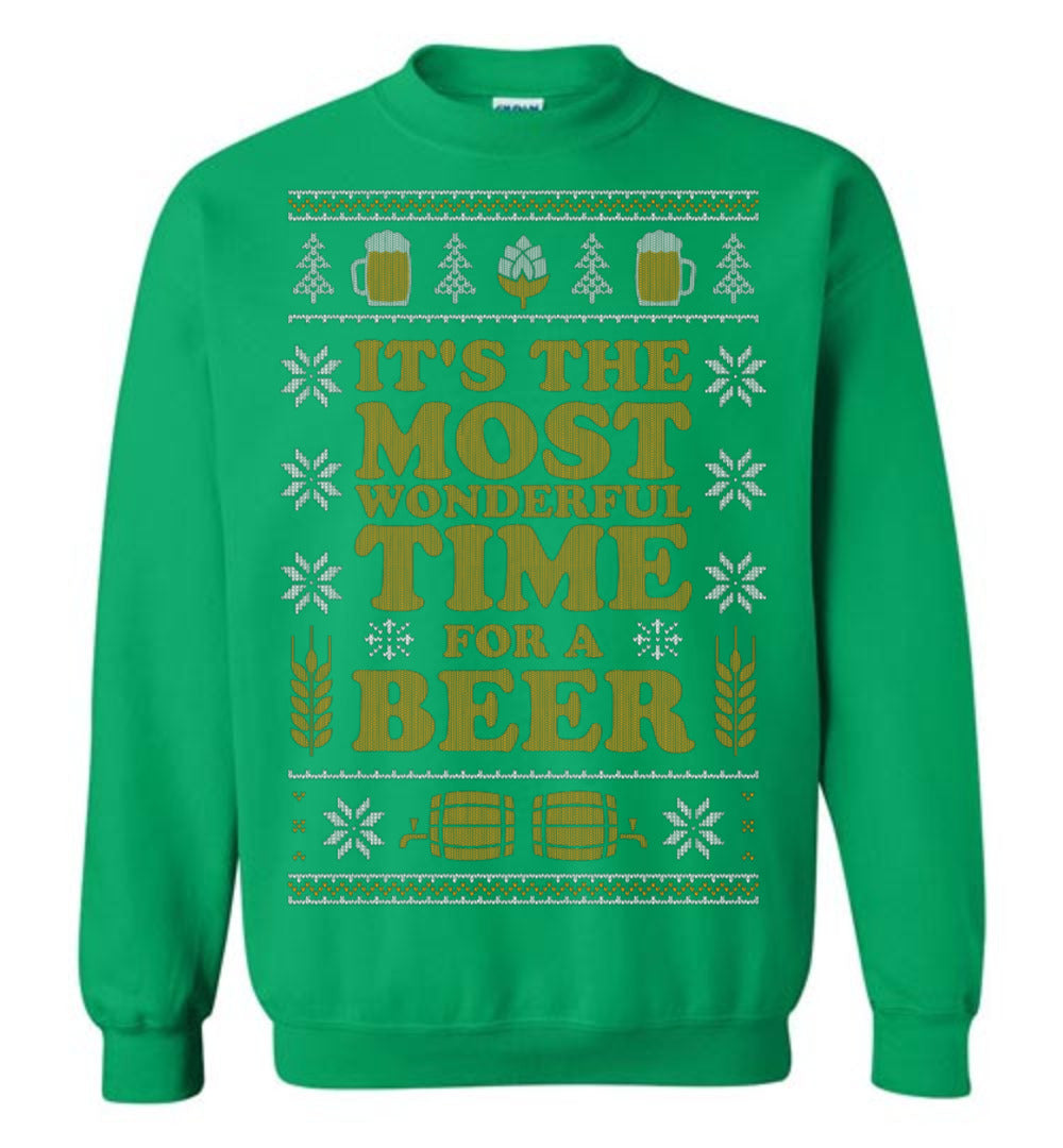 Beer Christmas - Sweatshirt - Absurd Ink