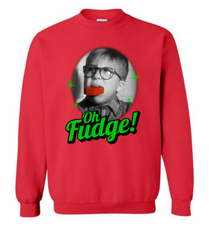 Oh Fudge - A Christmas Story - Sweatshirt - Absurd Ink