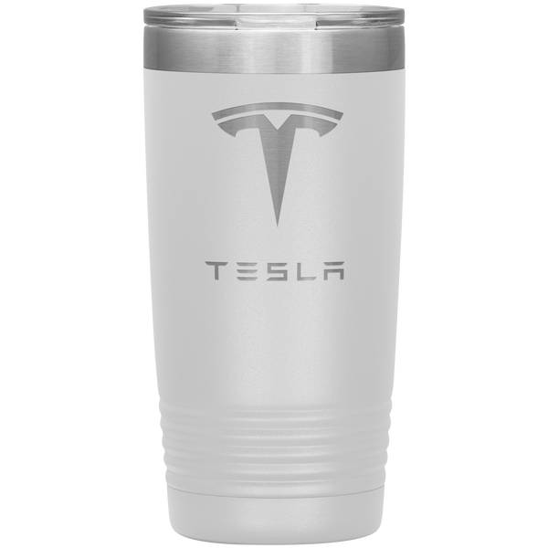 Absurd Ink Tesla 20oz Tumbler (Black): Tumblers & Water Glasses