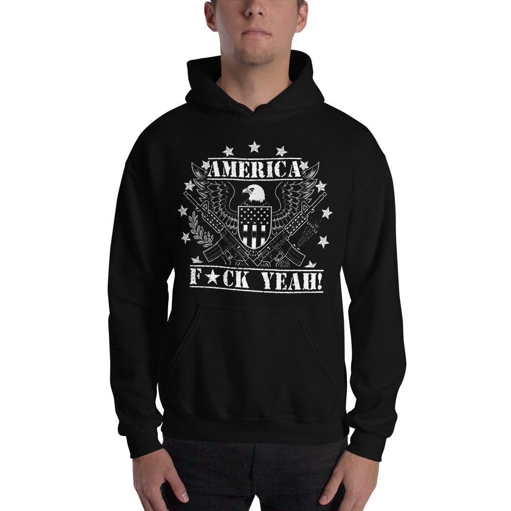 America Fck Yeah - Hoodie - Absurd Ink