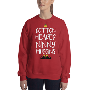 Cotton Headed Ninny Muggins - Elf - Sweatshirt - Absurd Ink