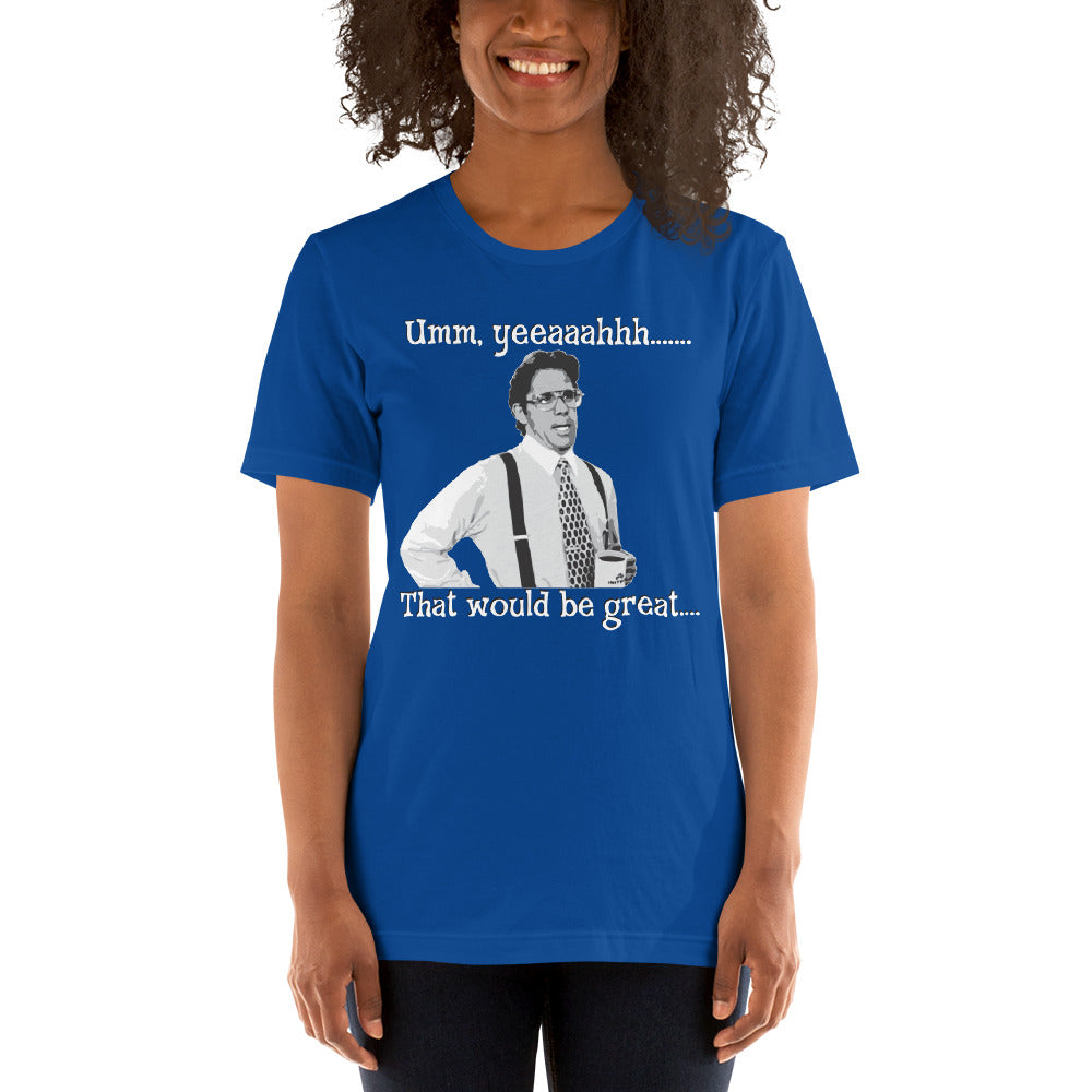 Office Space Lumbergh - Unisex Tee - Absurd Ink