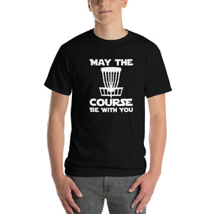 Disc Golf T-Shirt - May The Course Be With You - Absurd Ink