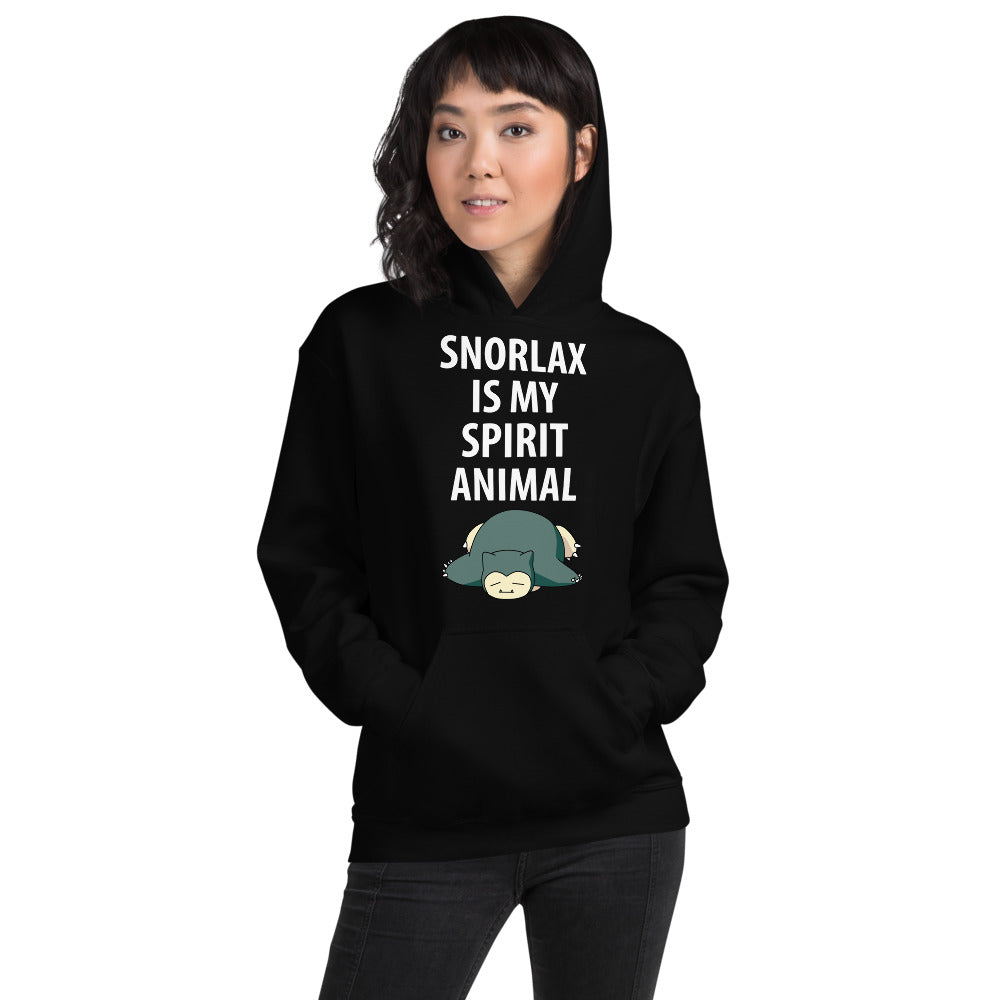 Snorlax Hoodie - Snorlax Is My Spirit Animal - Absurd Ink