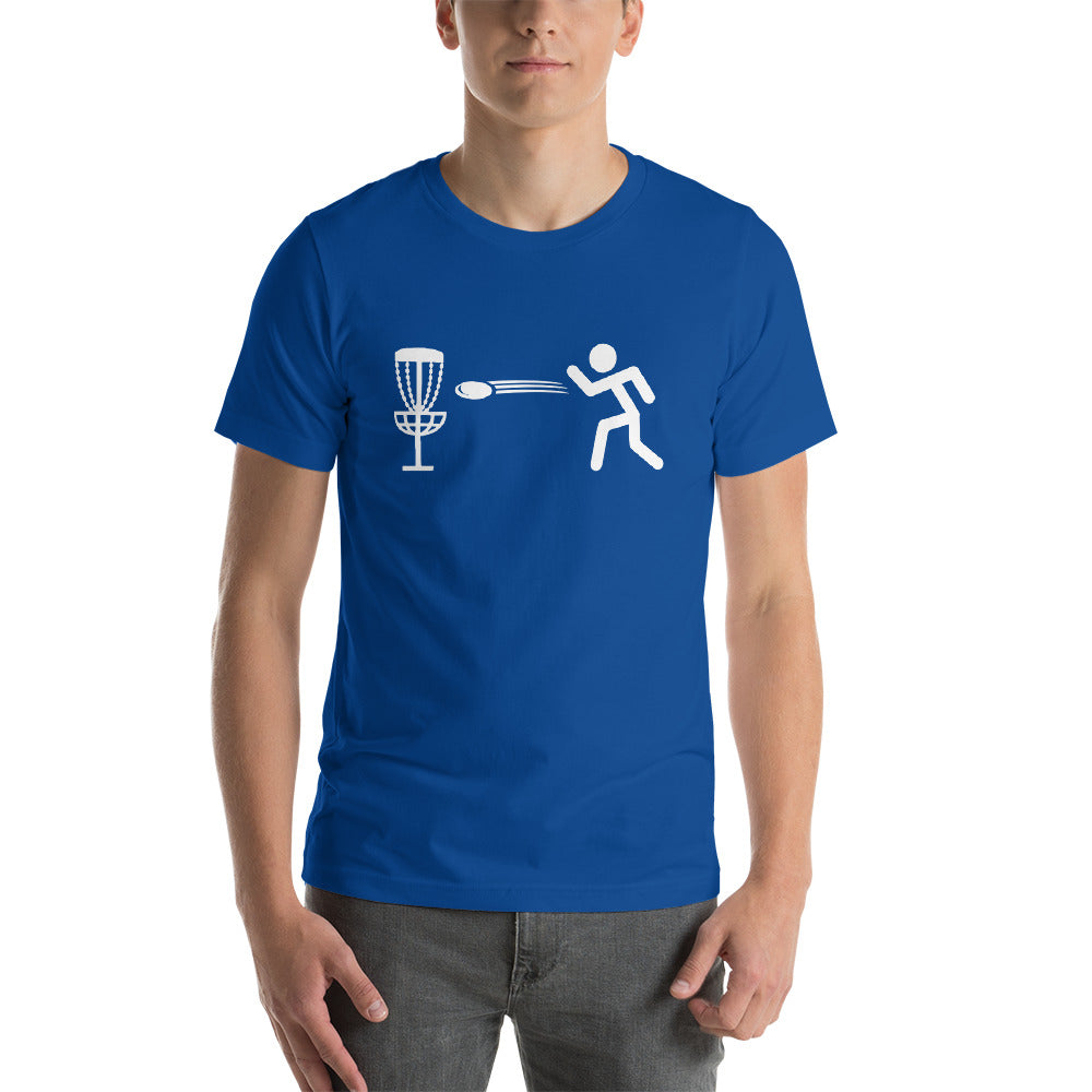 Disc Golf Shirt - Stick Man - T-Shirt - Absurd Ink