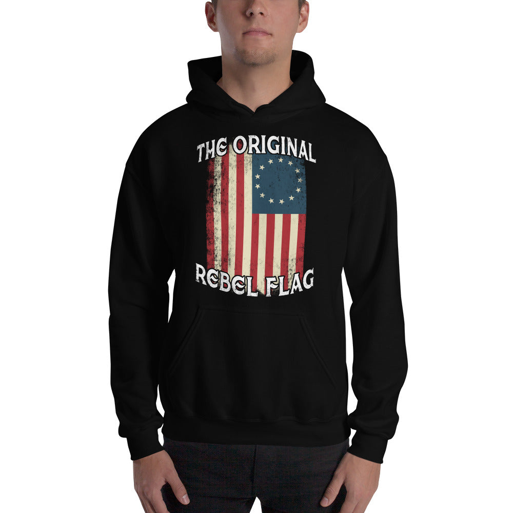 Original American Flag - Patriotic Hoodie - Absurd Ink