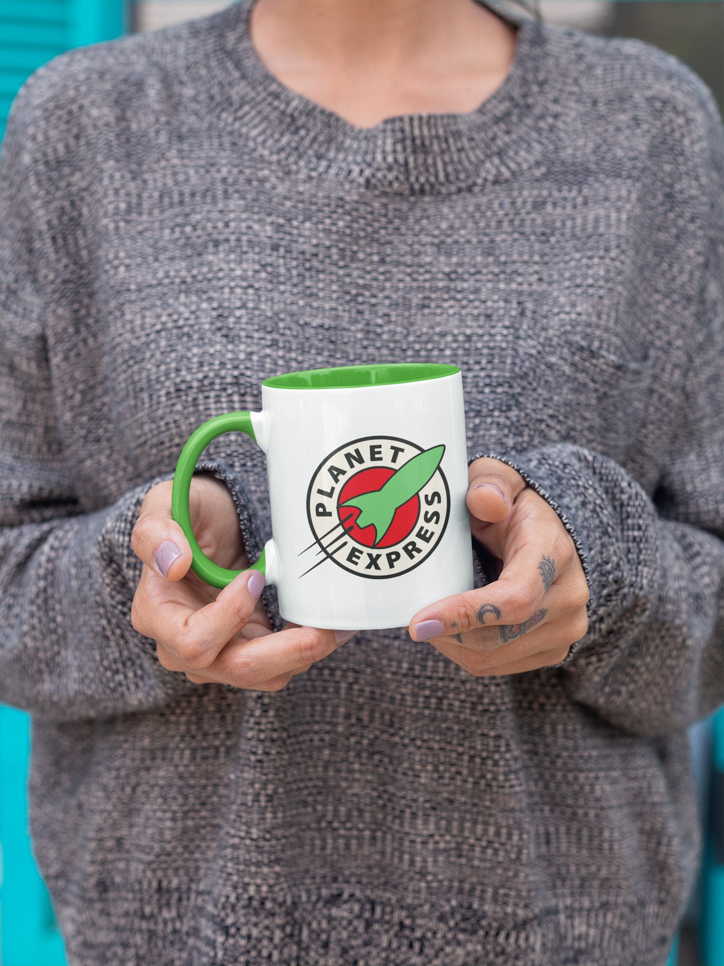 Planet Express Mug (green)