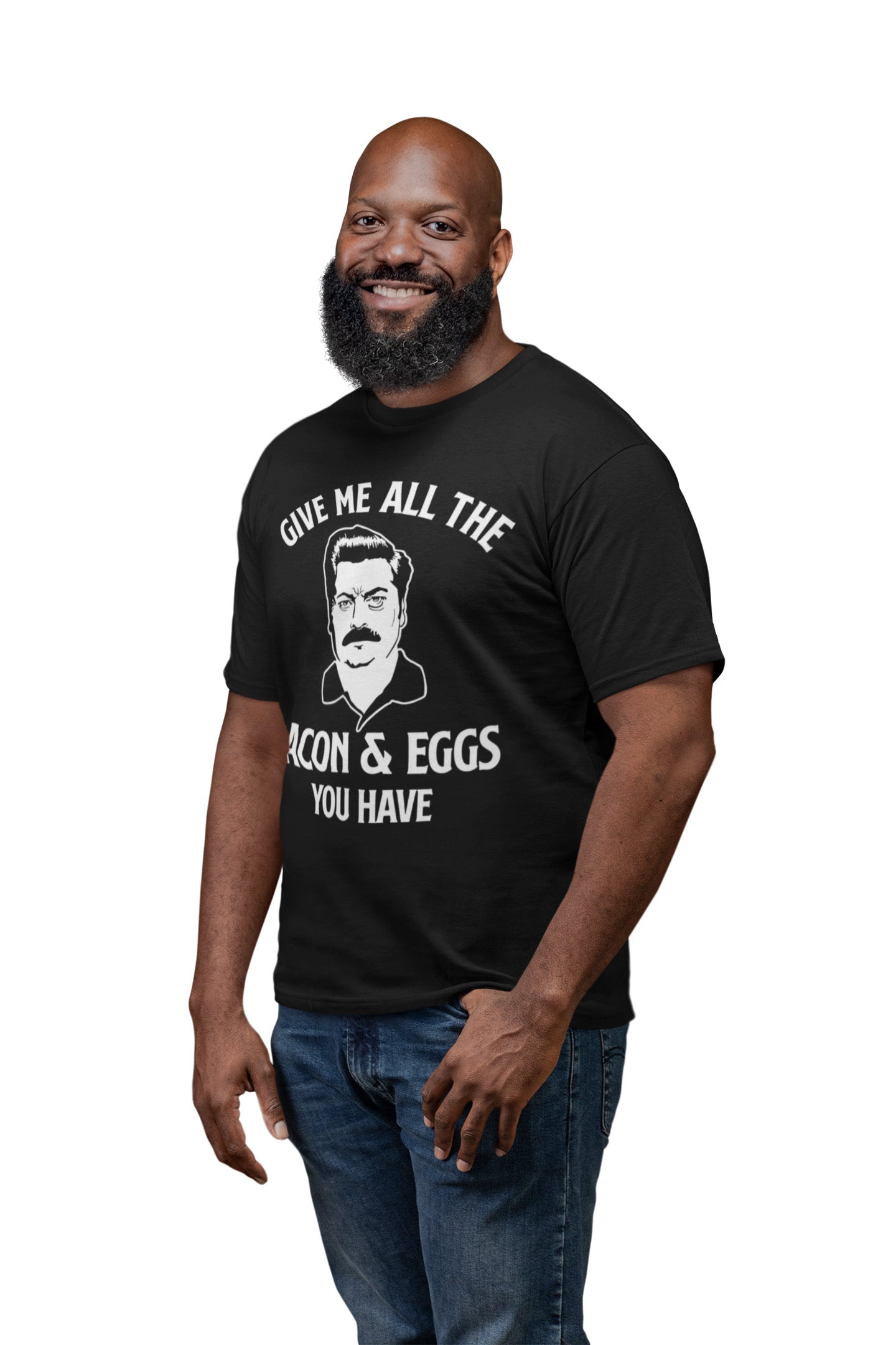 Ron Swanson Bacon & Eggs - T-Shirt