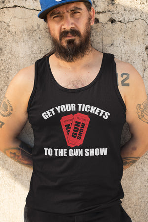 Tickets to the Gun Show - Tank Top - Absurd Ink