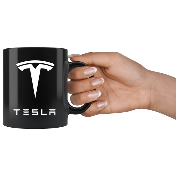 Tesla Coffee Mug - Black - Absurd Ink