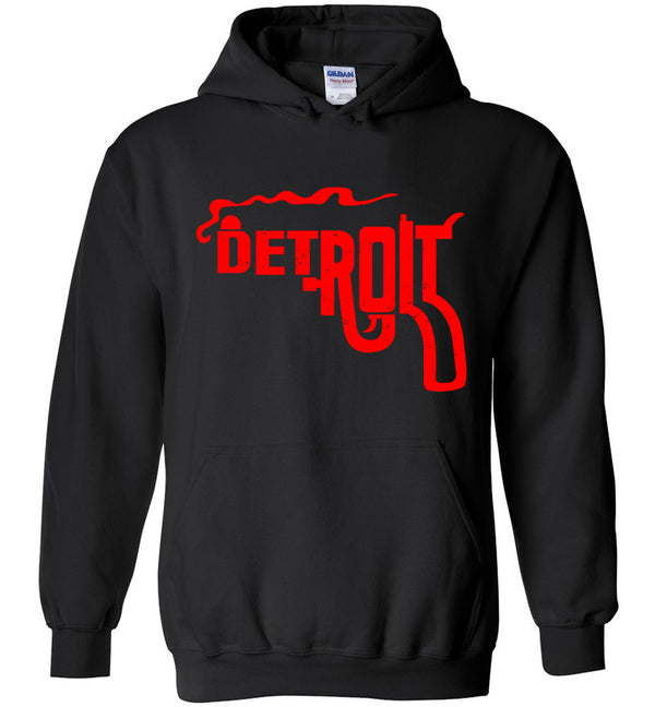 Detroit - Hoodie (black & red)