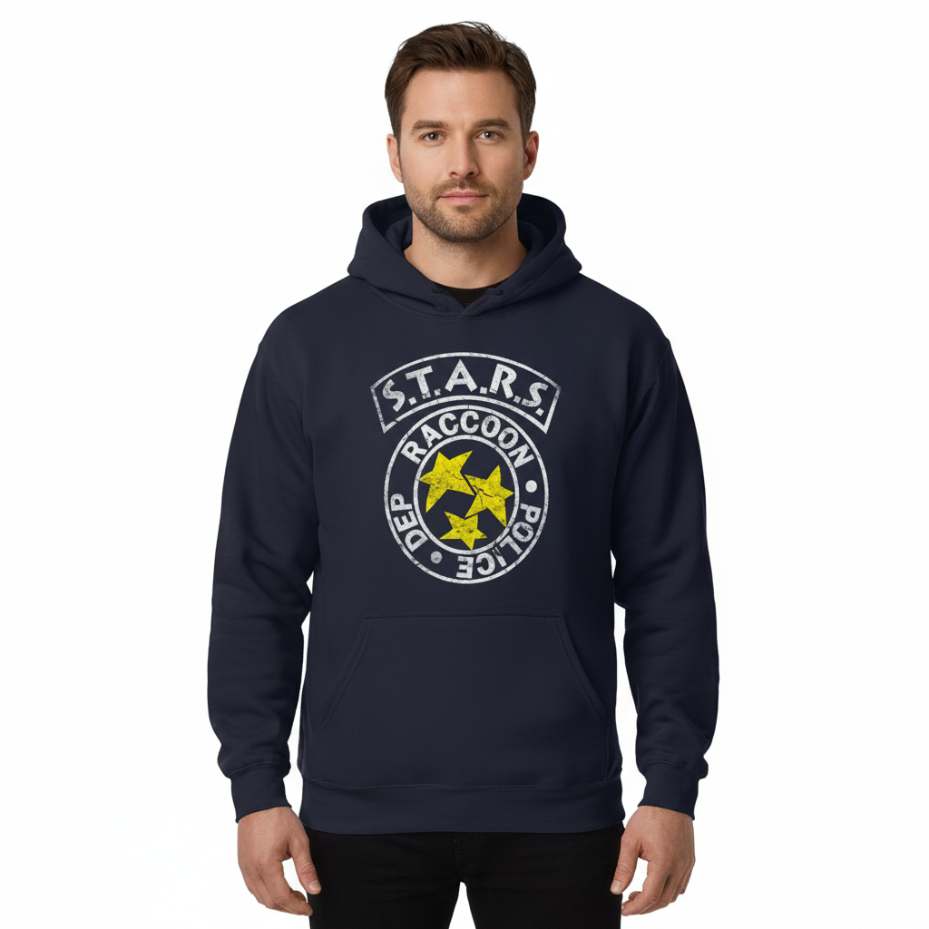 Resident Evil STARS - Hoodie - distressed - Absurd Ink