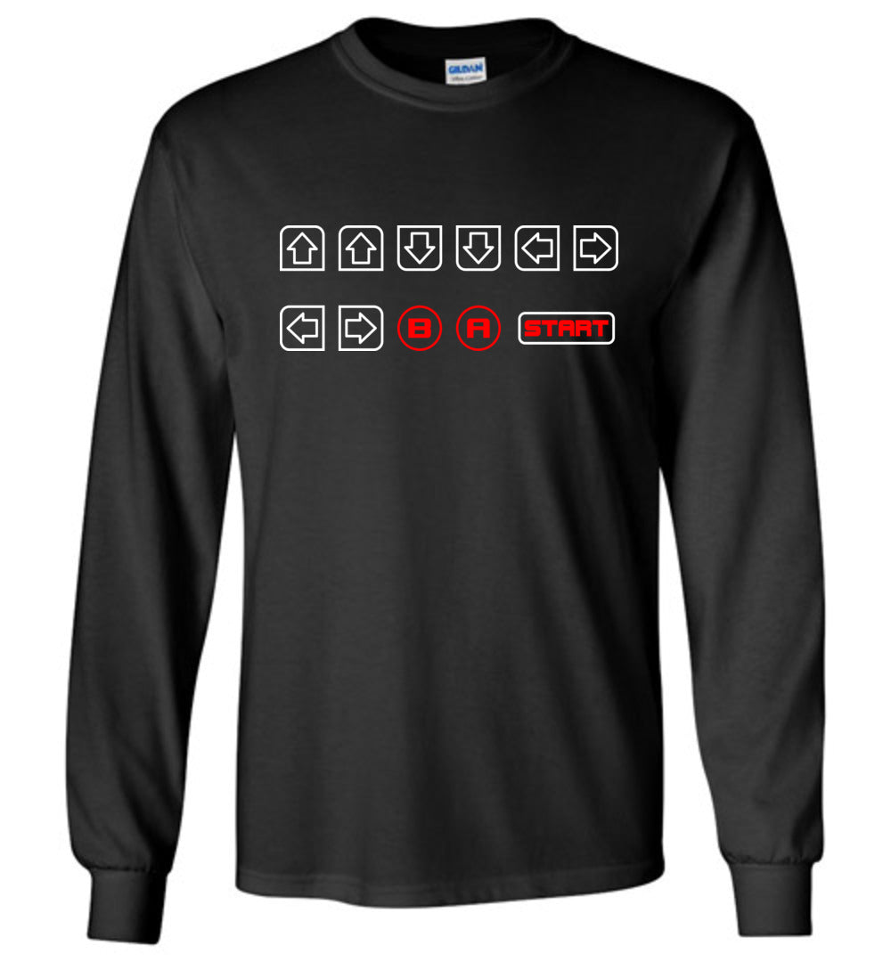 Konami Code - Long Sleeve Tee