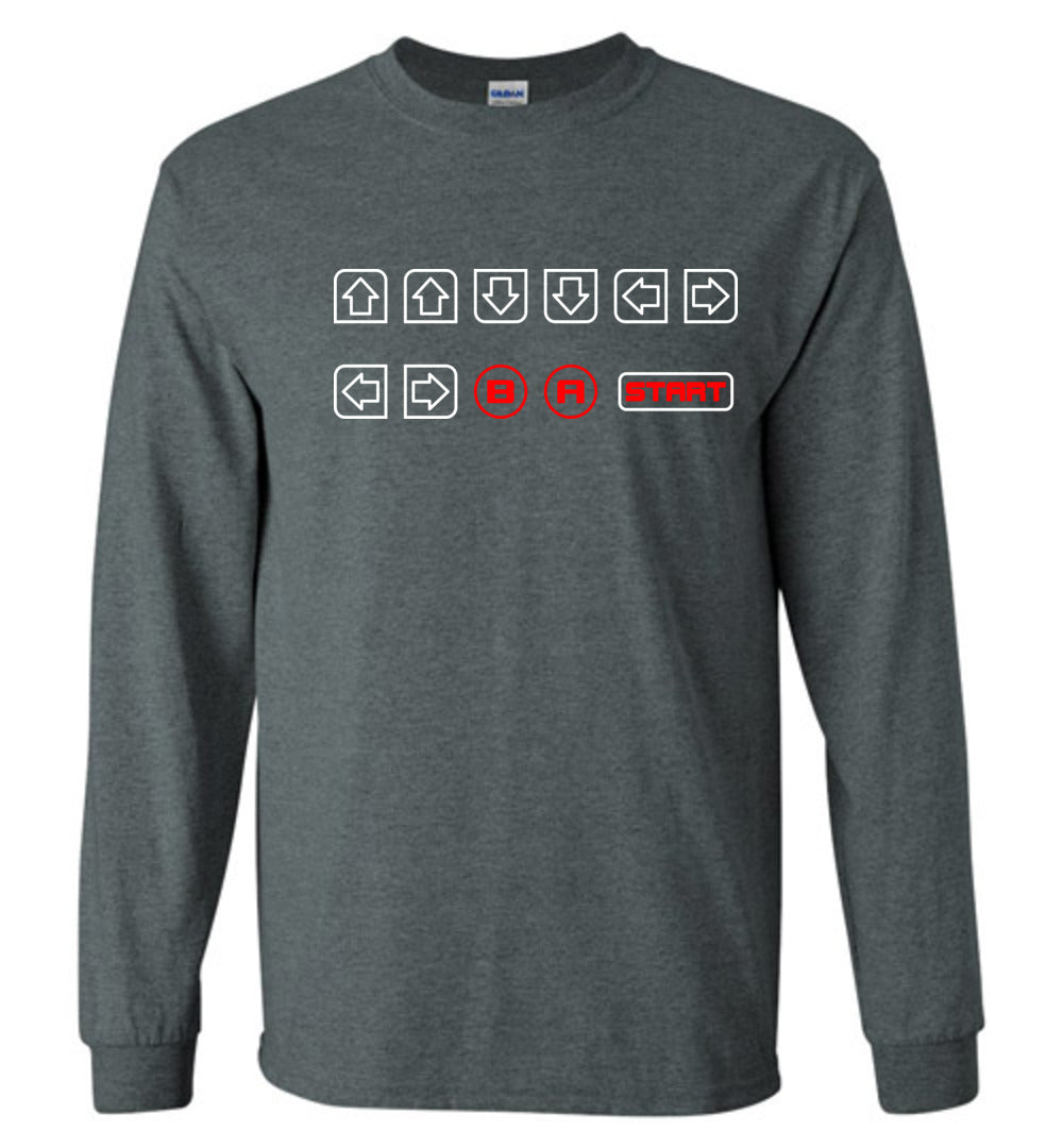 Konami Code - Long Sleeve Tee