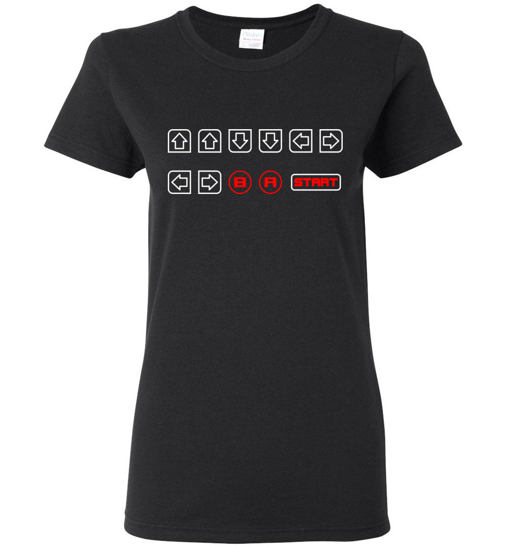 Konami Code - Ladies Tee