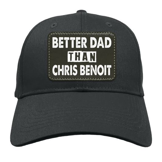 Better Dad Than Chris Benoit Adjustable Cap