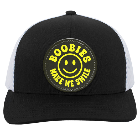 Boobies Make Me Smile - Trucker Hat (black)