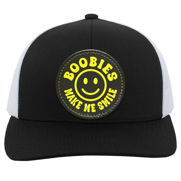 Boobies Make Me Smile - Trucker Hat (black)