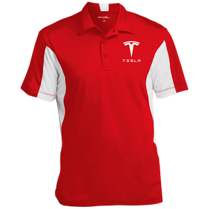 Tesla Men's Colorblock Performance Polo