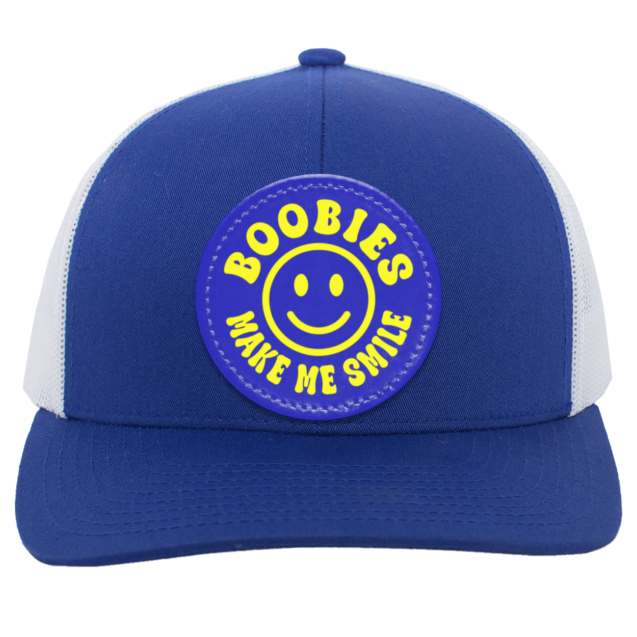 Boobies Make Me Smile - Trucker Hat (blue)