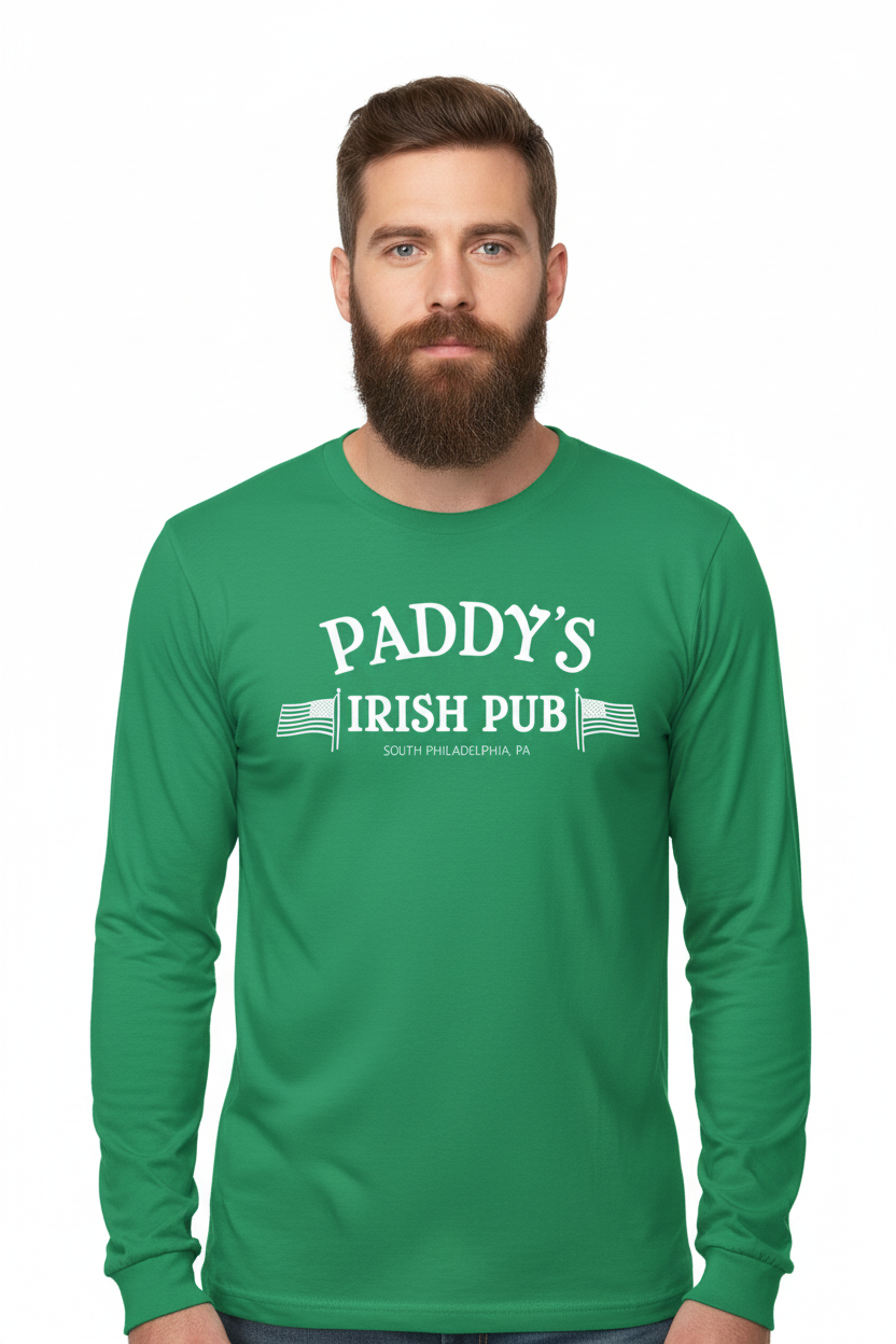 Paddy's Irish Pub Long Sleeve Tee - Absurd Ink