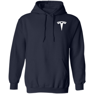 Tesla Pullover Hoodie - Front & Back (colors)