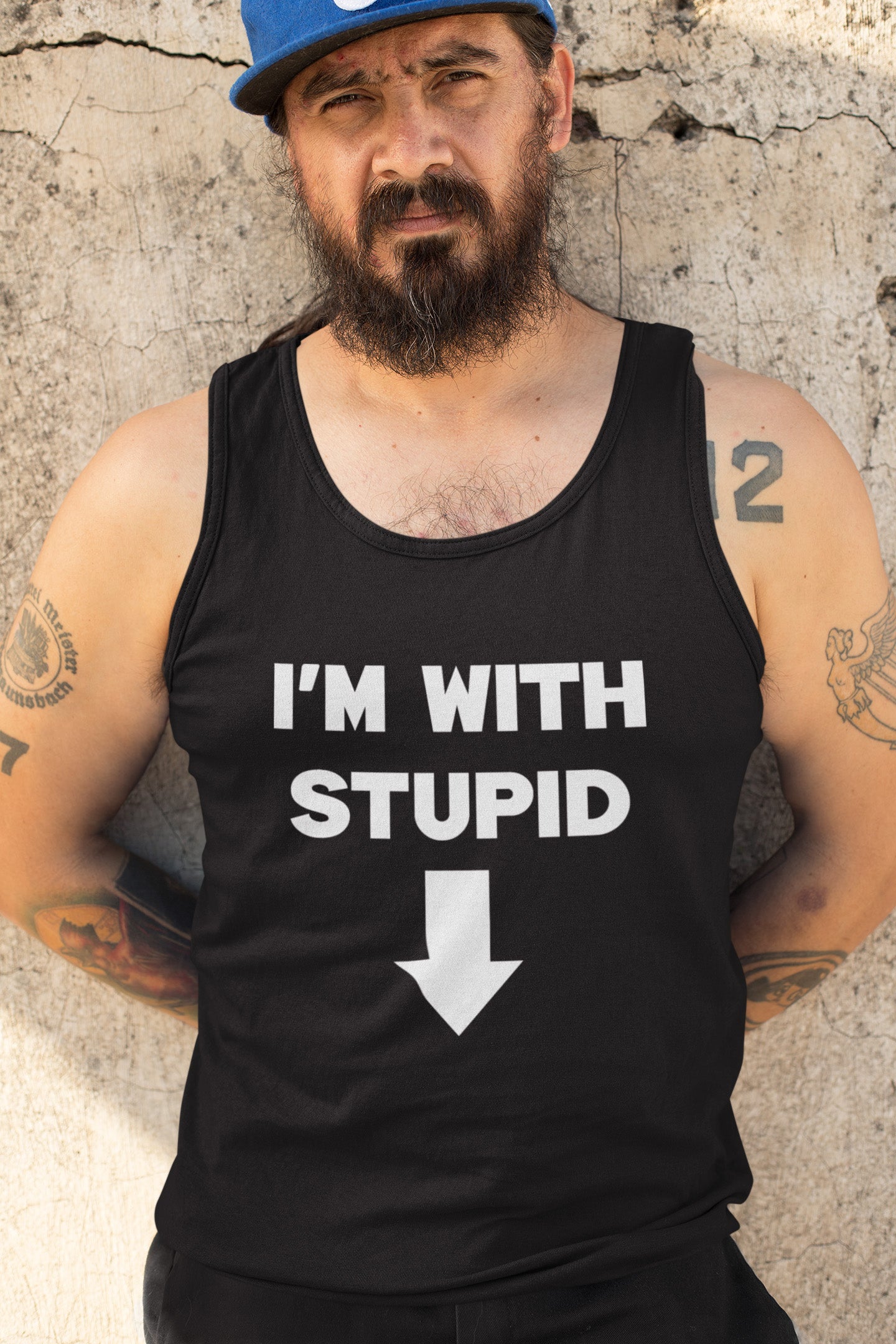 I'm With Stupid - Tank Top