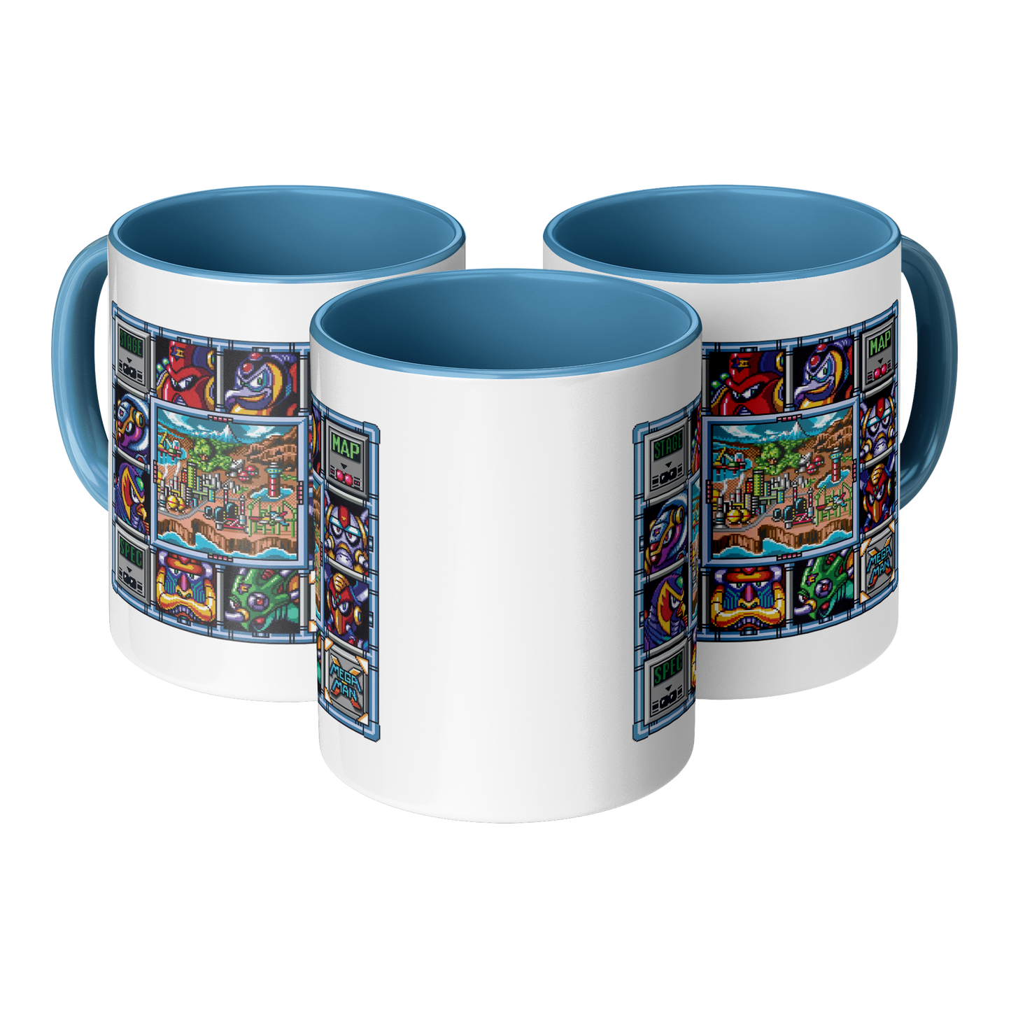 Mega_Man_X_Select_Screen_-_11oz_Mug_blue_3pc_Triangle_View_Mockup.png
