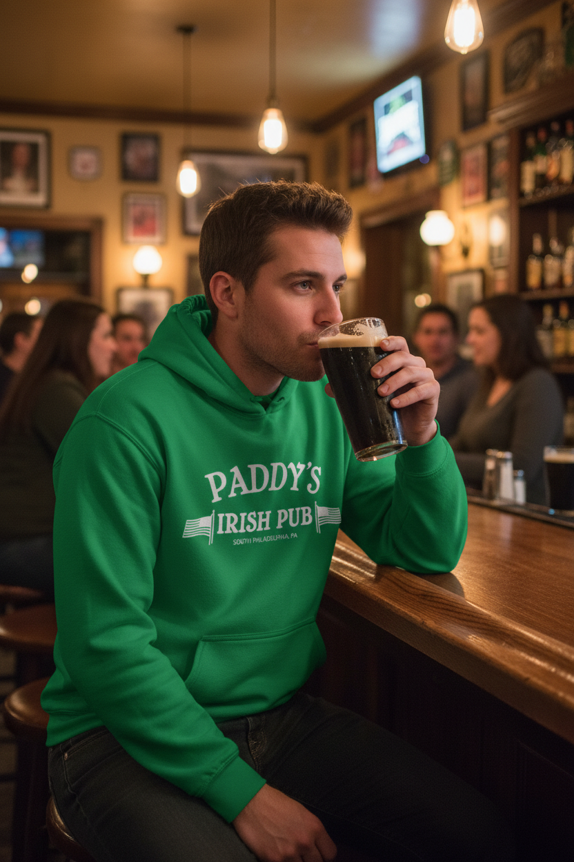 Paddy's Irish Pub Hoodie - Absurd Ink
