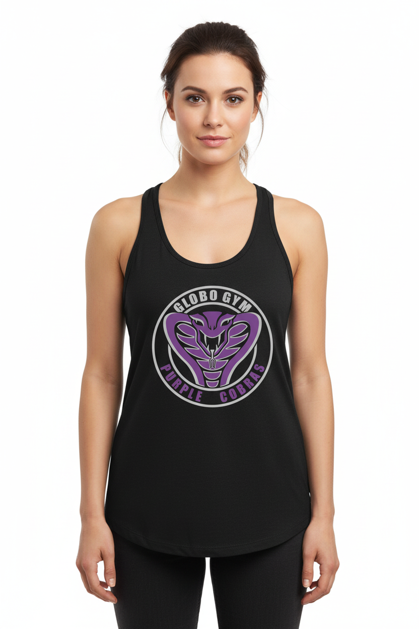 Purple Cobras - Ladies Racerback Tank - TL - Absurd Ink