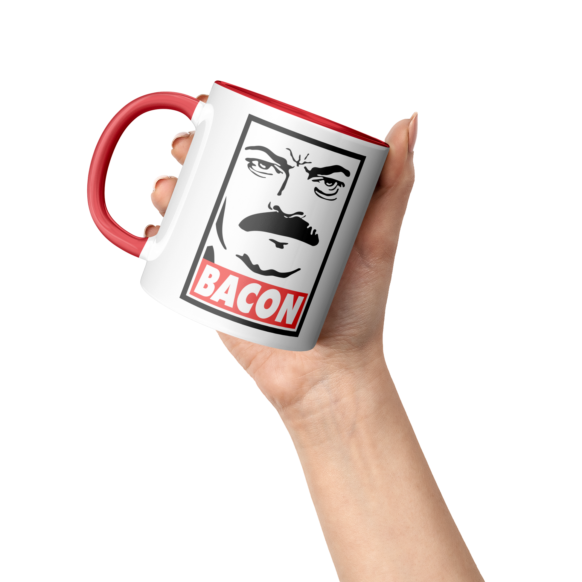 Ron_Swanson_Bacon_-_11oz_Mug_Lifestyle_Raised_Hand_Mockup.png