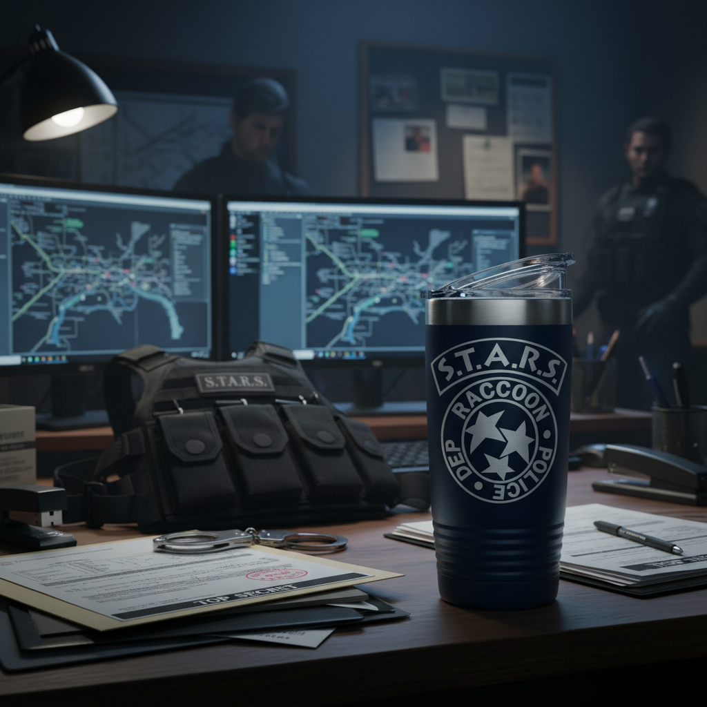 STARS Resident Evil Tumbler (20oz) - Absurd Ink