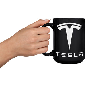 Tesla 15oz Mug (Black)